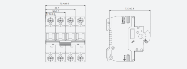 YCB8s-63PV DC MCB 1P - Image 7